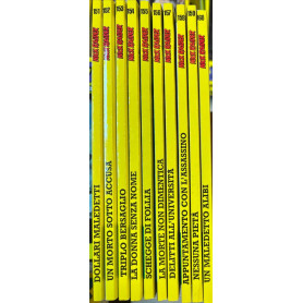 Lotto 10 fumetti Nick Raider (da n° 151 a 160).