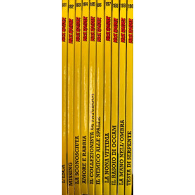 Lotto 10 fumetti Nick Raider (da n° 181 a 190).