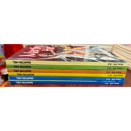 Lotto 6 fumetti Martin Hel (Anno VIII da n° 1 a 6).