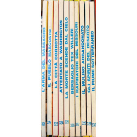 Lotto 10 fumetti Tex (da n° 321 a 330).