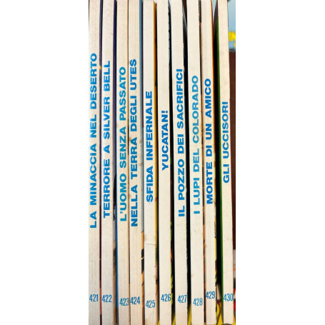 Lotto 10 fumetti Tex (da n° 421 a 430).