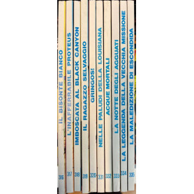 Lotto 10 fumetti Tex (da n° 316 a 320 e da n° 331 a 335).