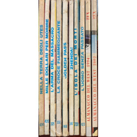 Lotto 10 fumetti Tex (n°420-424-321-350-466-347-231-423 e Almanacco del West 1994 e 2002).