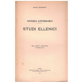 Studi ellenici