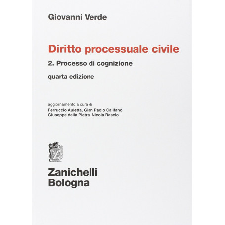 Diritto processuale civile. Processo di cognizione (Vol. 2)