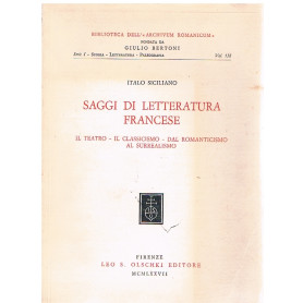 Saggi di letteratura francese