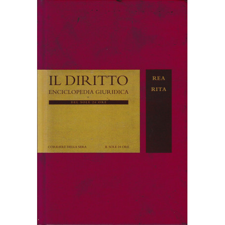 Il Diritto. Enciclopedia Giuridica. Vol. 13: REA-RITA