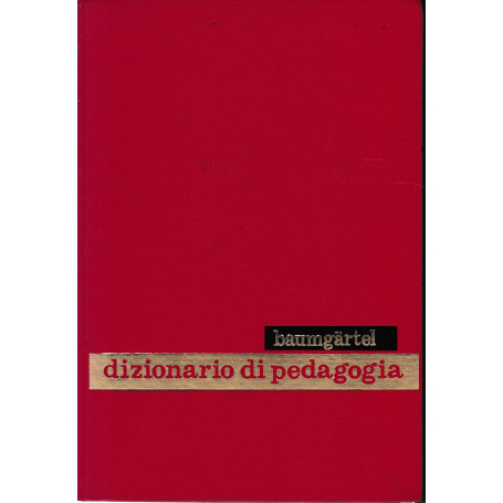 Enciclopedia psicologica. Dizionario di Pedagogia.  vol. 20.