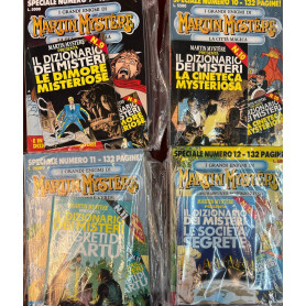 Lotto 4 fumetti Martin Mystere Speciale (da n° 9 a 12 con albi allegati).