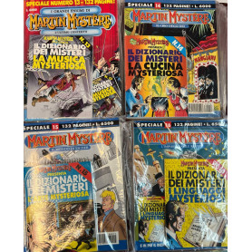 Lotto 4 fumetti Martin Mystere Speciale (da n° 13 a 16 con albi allegati).