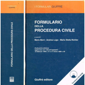 Formulario della procedura civile. Aggiornato con i DL 19 febbraio 1998 n. 51 e 31 marzo 1998 n. 80. Con CD-ROM