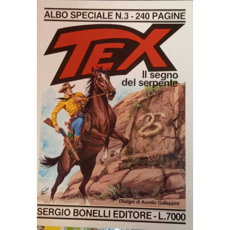 Tex Albo speciale n. 3. Il segno del serpente.