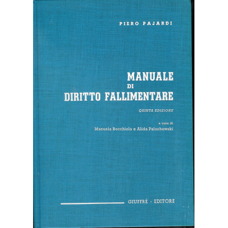 Manuale di diritto fallimentare