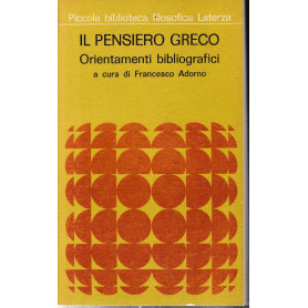 Il pensiero greco.
