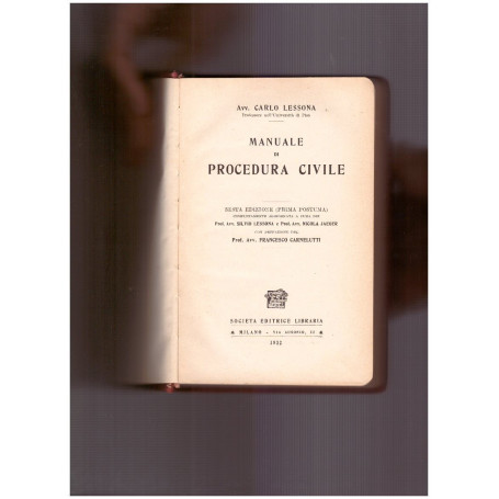 Manuale di procedura civile