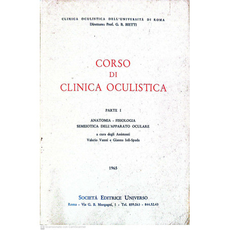 Corso di clinica oculistica parte 1