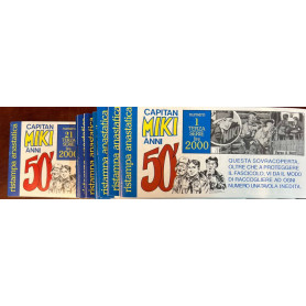 Capitan Miki Anni '50. Ristampa anastatica. Terza serie (da n° 1 a 21).