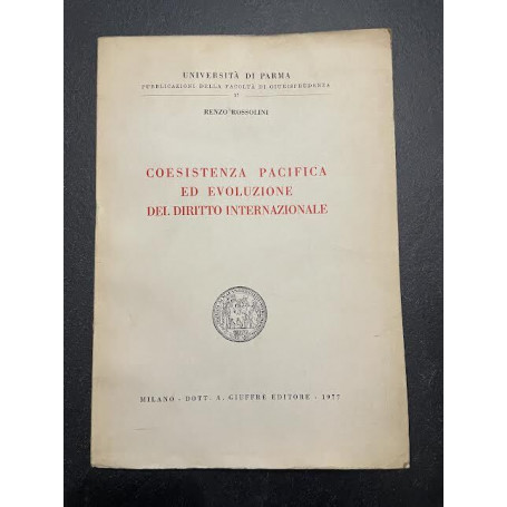 Coesistenza pacifica ed evoluzione del diritto internazionale