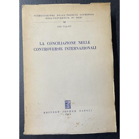 La conciliazione nelle controversie internazionali