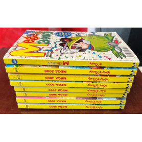 Lotto 8 fumetti Mega 3000 Disney (da n° 542 a 548 e n° 590).
