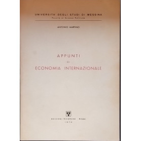 Appunti di economia internazionale