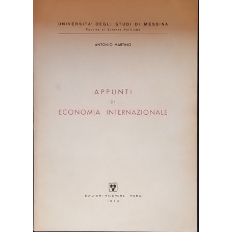 Appunti di economia internazionale