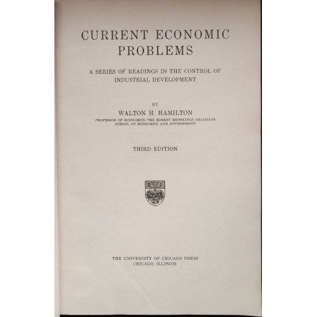 Current economic problems
