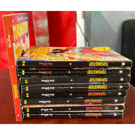 Lotto 9 fumetti Topomistery (n° 1-20-23-30-32-36-41-44-73).