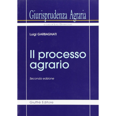 Giurisprudenza Agraria.: Vol. 1