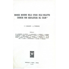 Indirizzi moderni nello studio delle malattie croniche non neoplastiche del colon