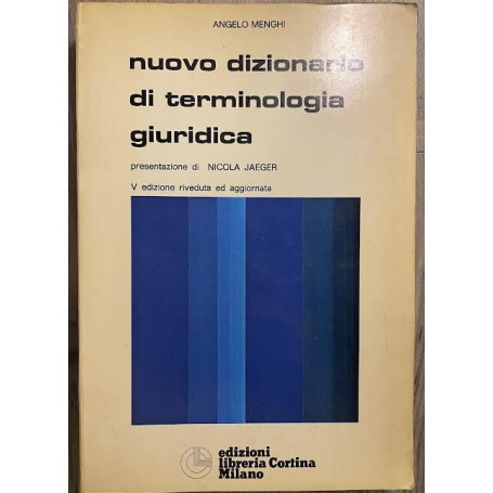 Nuovo dizionario di terminologia giuridica
