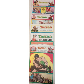 Tarzan. Lotto di n. 5 albi delle tavole domenicali dal n. 478 al n. 641.
