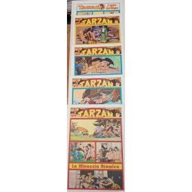 Tarzan. Lotto di n. 5 albi delle tavole domenicali dal n.732 al n. 839.