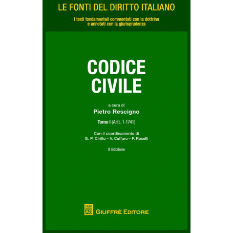 Codice Civile Tomo I e II