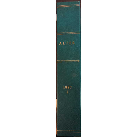 Alter. Serie dal n. 1 al n. 6.