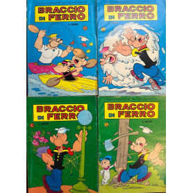 Lotto 4 fumetti Braccio di Ferro (n° 251-252-255-256).