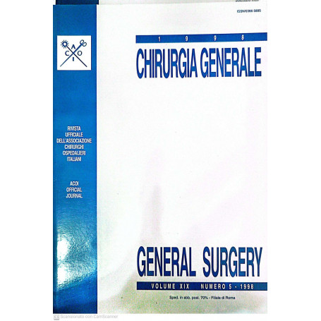 Chirurgia generale Vol. XIX n.5