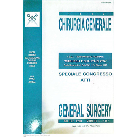 Chirurgia generale speciale congresso atti vol. XVIII n.6
