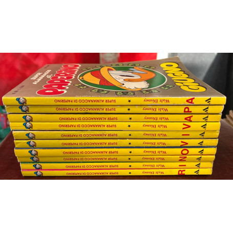 Lotto 10 fumetti Super Almanacco di Paperino (da n° 51 a 60).