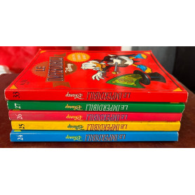 Lotto 5 fumetti Le Imperdibili Disney (n°24-25-26-27-33).