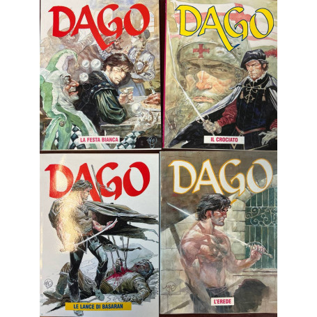 Lotto 4 fumetti Dago Anno V (da n° 9 a 12).