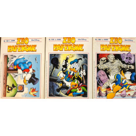 Lotto 3 fumetti Zio Paperone (n° 104-105-106).