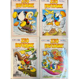 Lotto 4 fumetti Zio Paperone (n° 138-139-140-141).