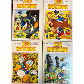 Lotto 4 fumetti Zio Paperone (n°160-161-162-163).