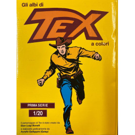 Gli albi di Tex a colori. Prima serie da n° 1 a 20.