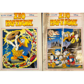 Lotto di 2 fumetti Zio Paperone (n° 174-197).