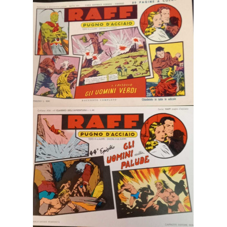 Raff. Pugno d'acciaio. Serie completa dal n.1 al n. 44.