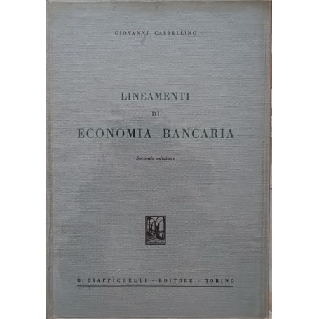 Lineamenti di economia bancaria