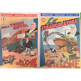 Albogiornale con ciclone l'uomo swing. Serie completa dal n. 1 al n. 28.