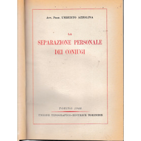 La separazione personale dei coniugi.